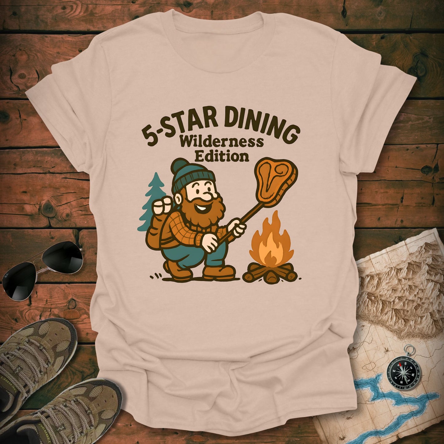 Happy Mountain Man T-Shirt