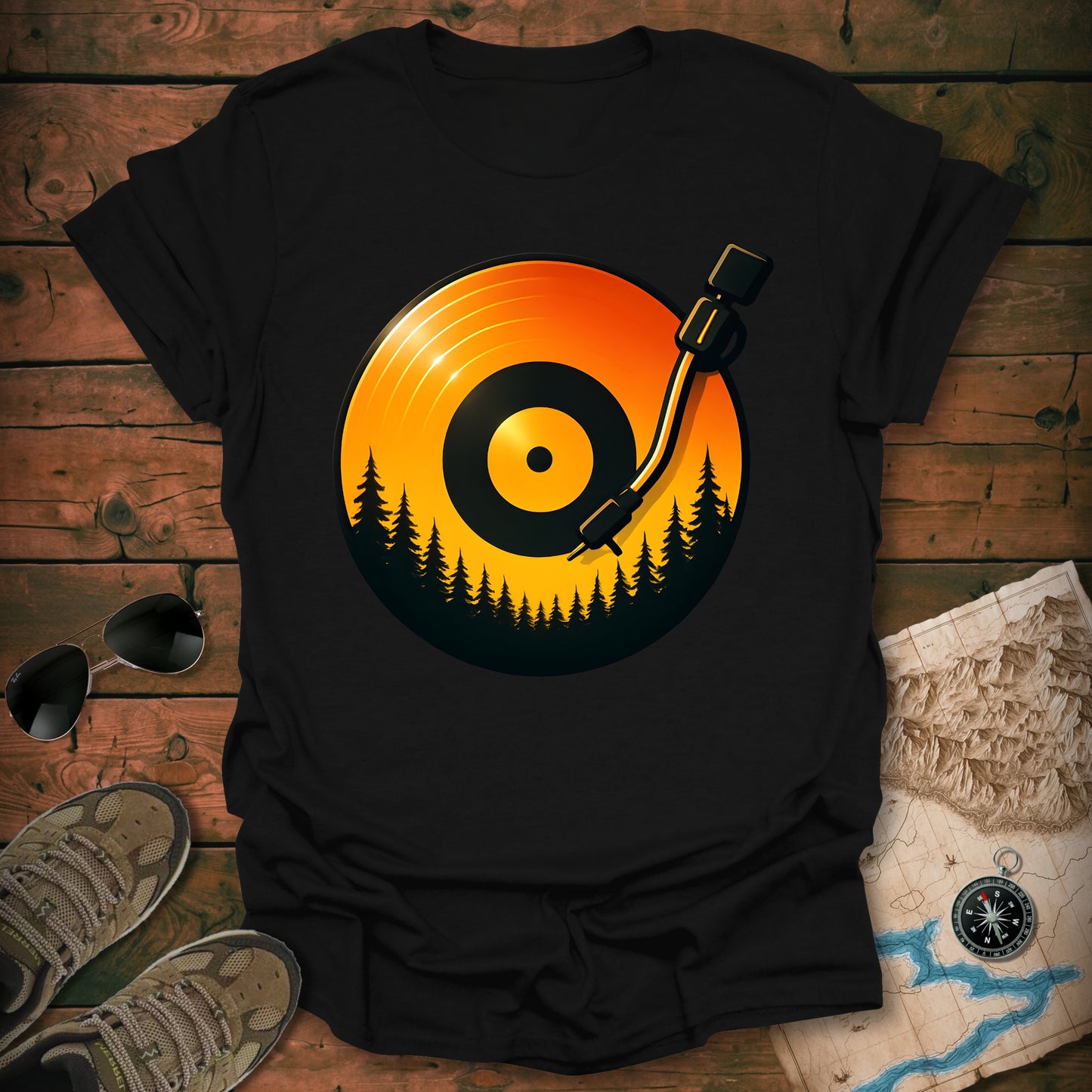 Sunset Vinyl T-Shirt