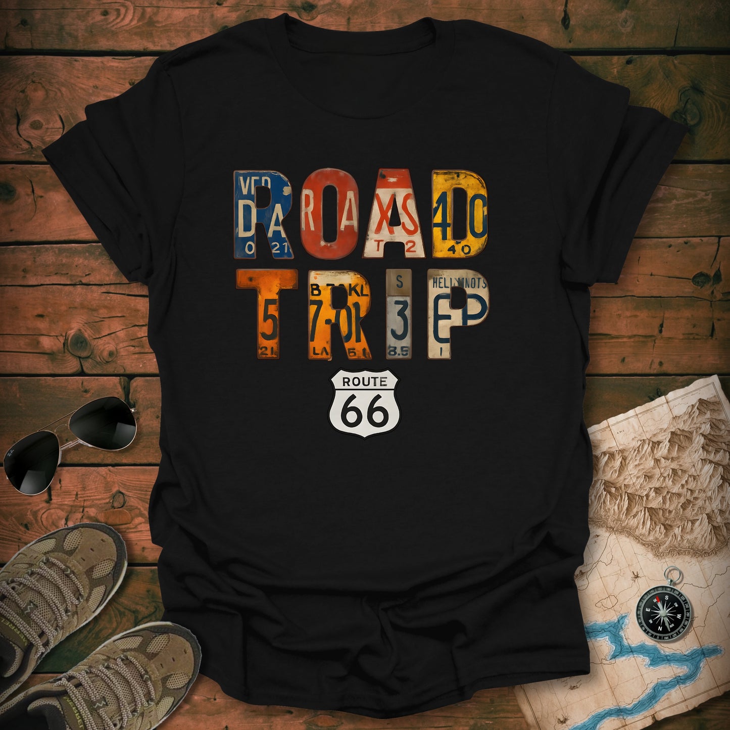 Road Trip Route 66 T-Shirt