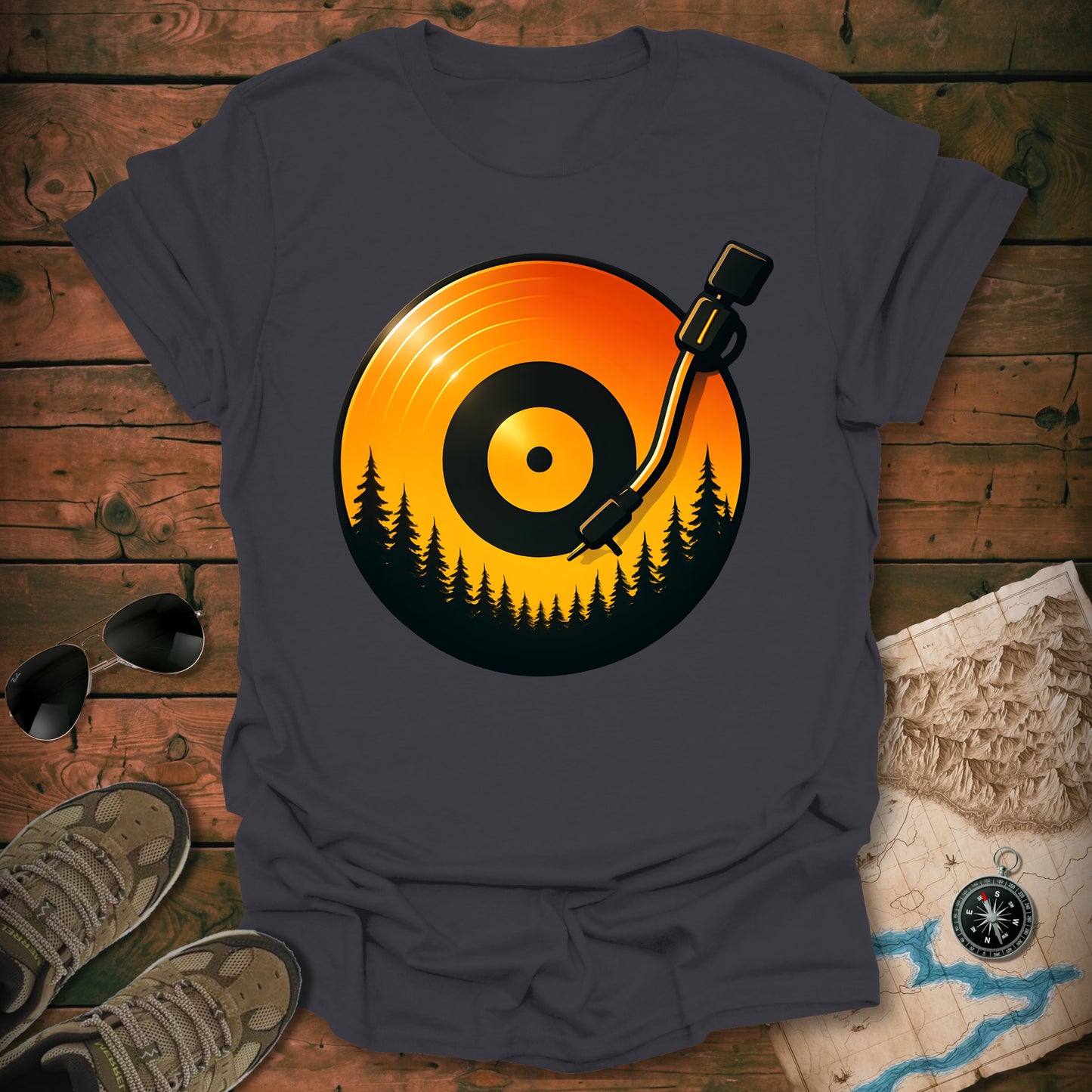Sunset Vinyl T-Shirt