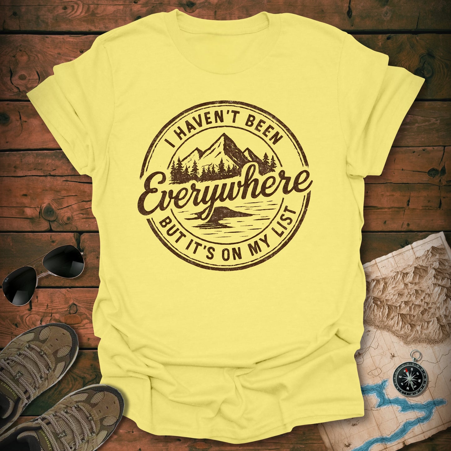 Mountain Passport Stamp T-Shirt