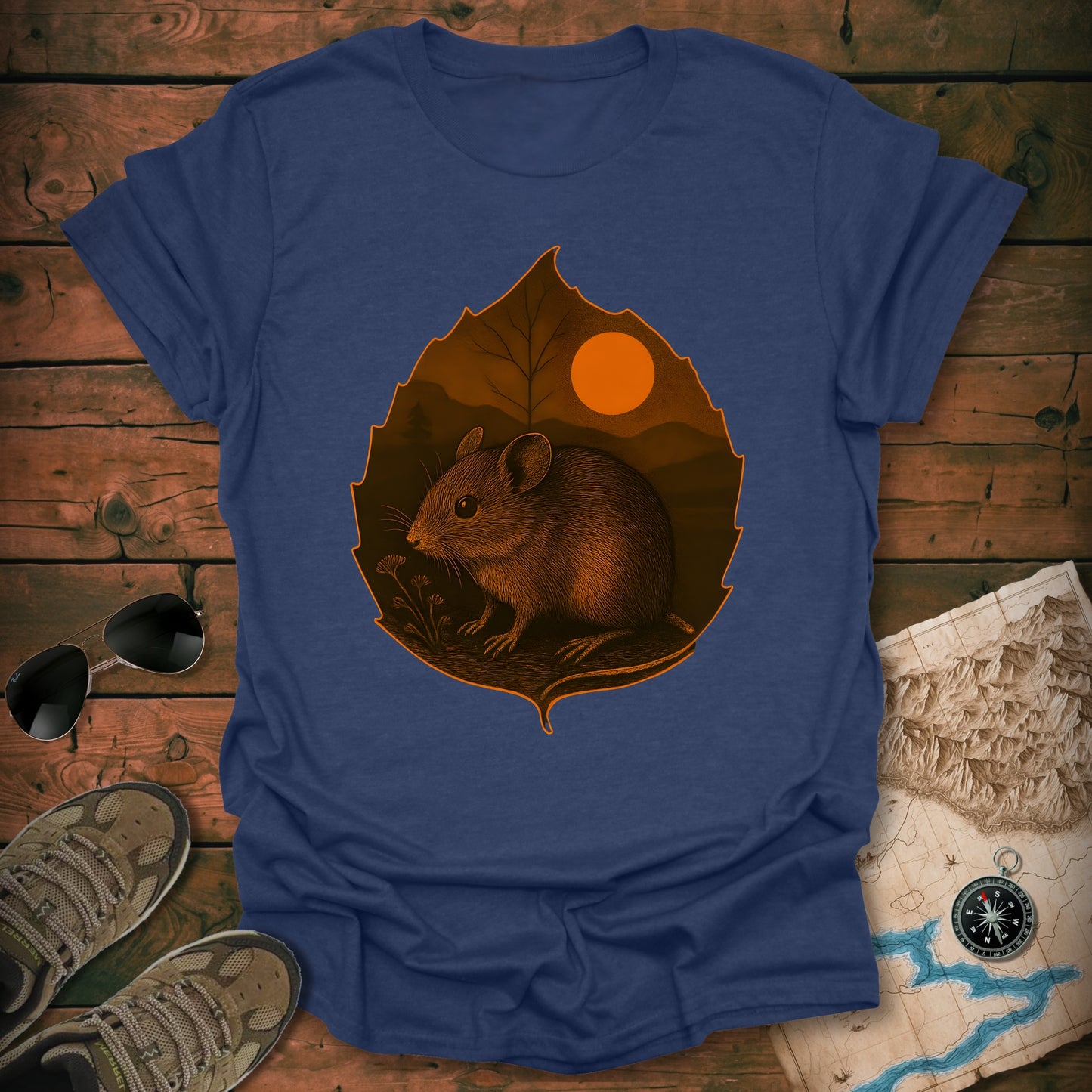 Leaf Frame Mouse T-Shirt