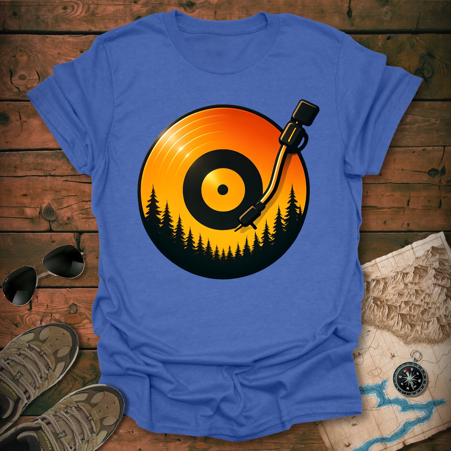 Sunset Vinyl T-Shirt
