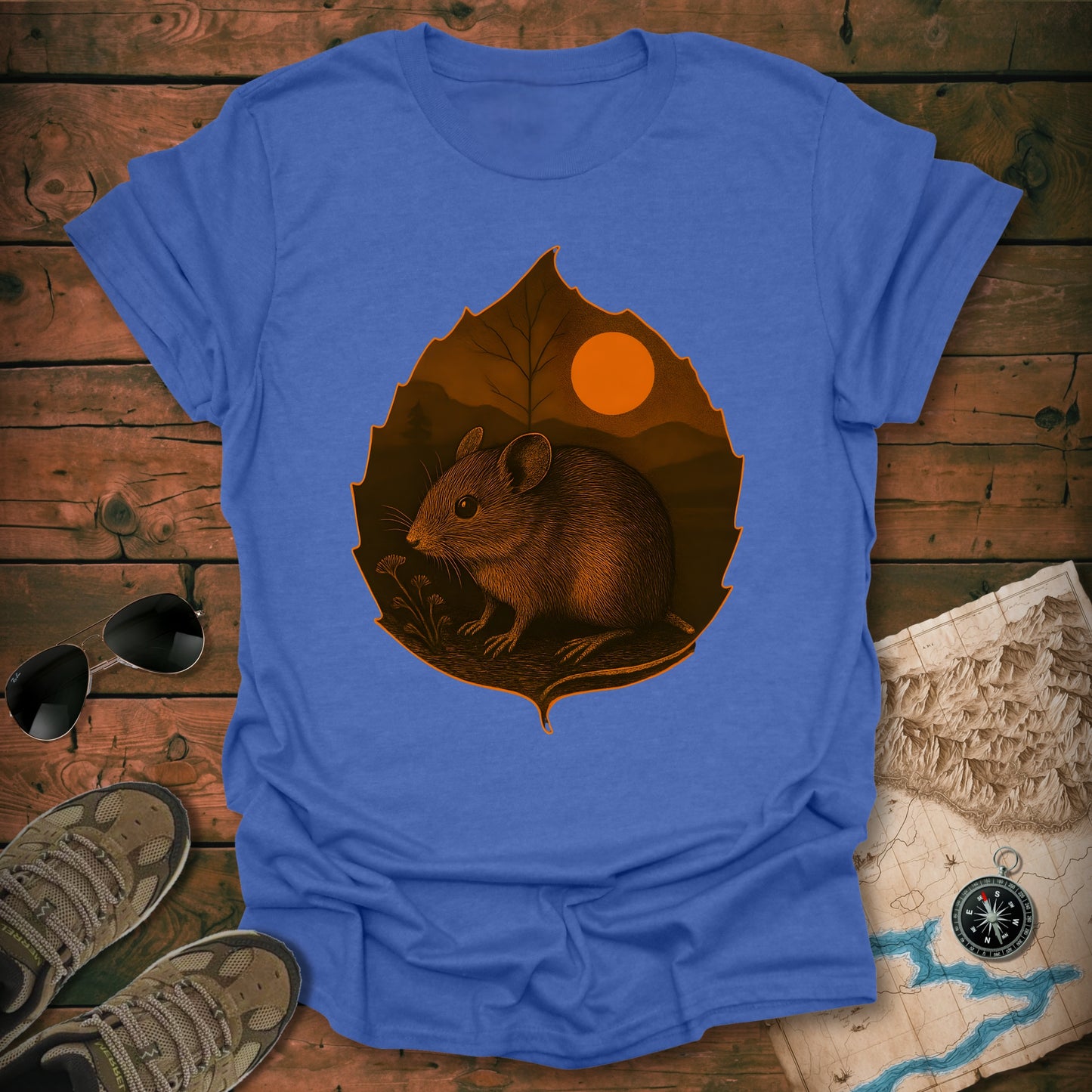 Leaf Frame Mouse T-Shirt