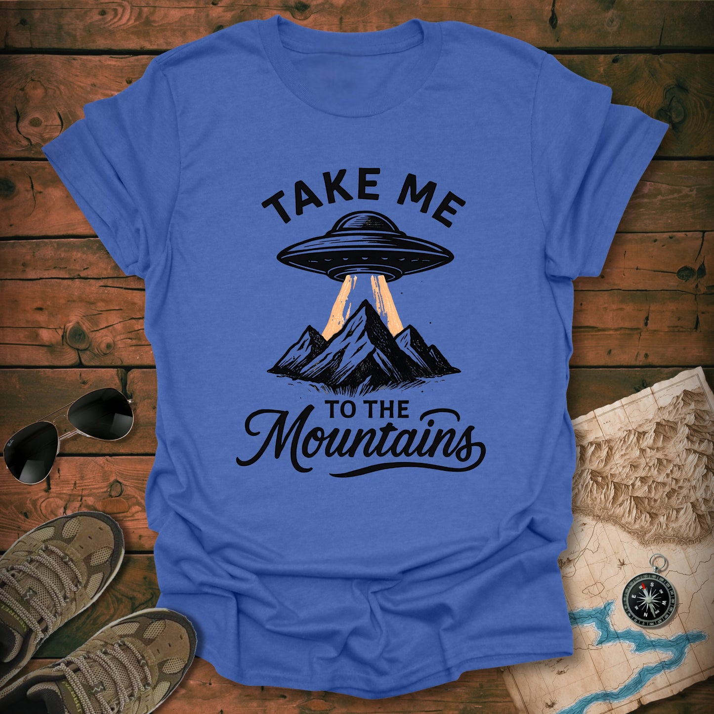 UFO Beam Lights T-Shirt