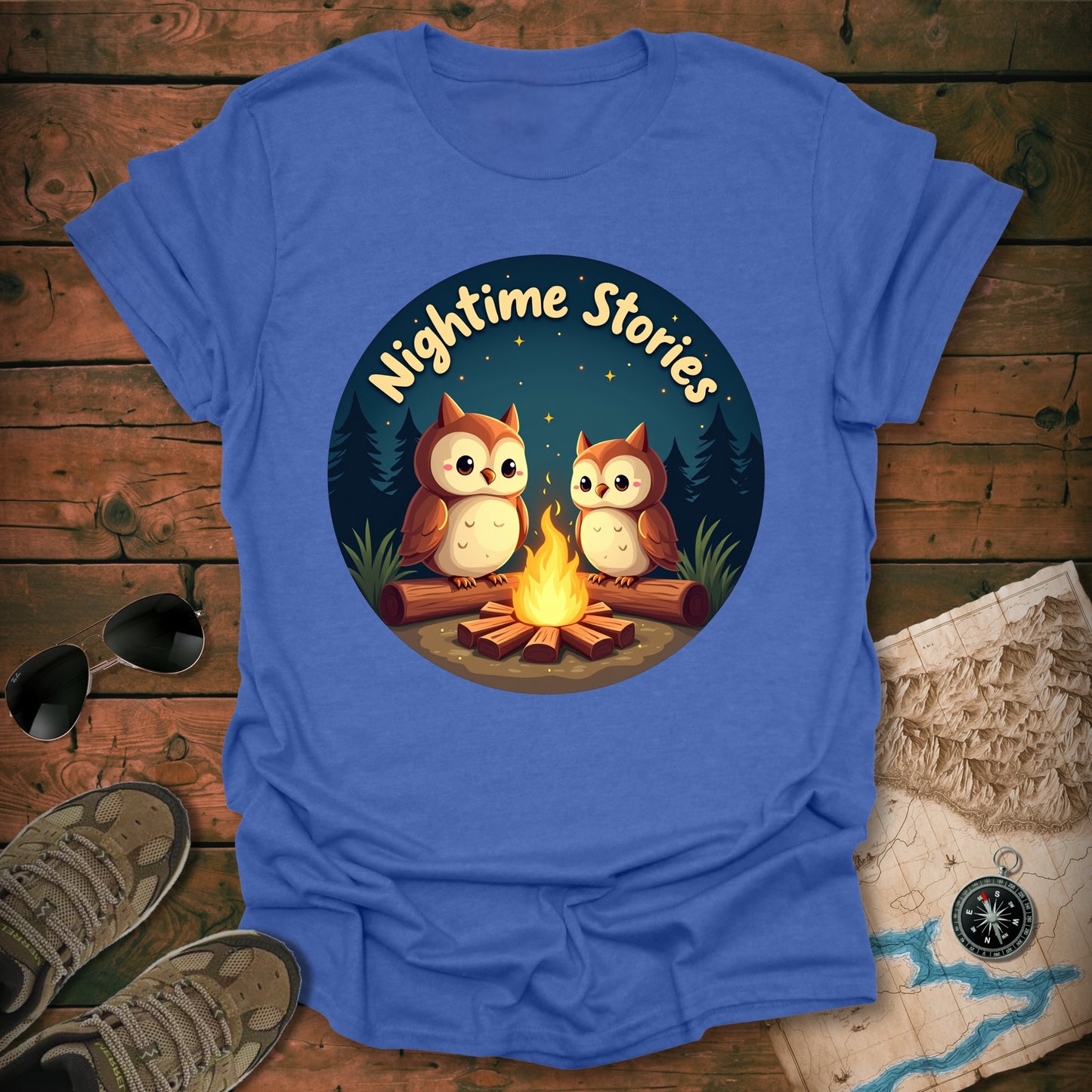 Owls Campfire T-Shirt