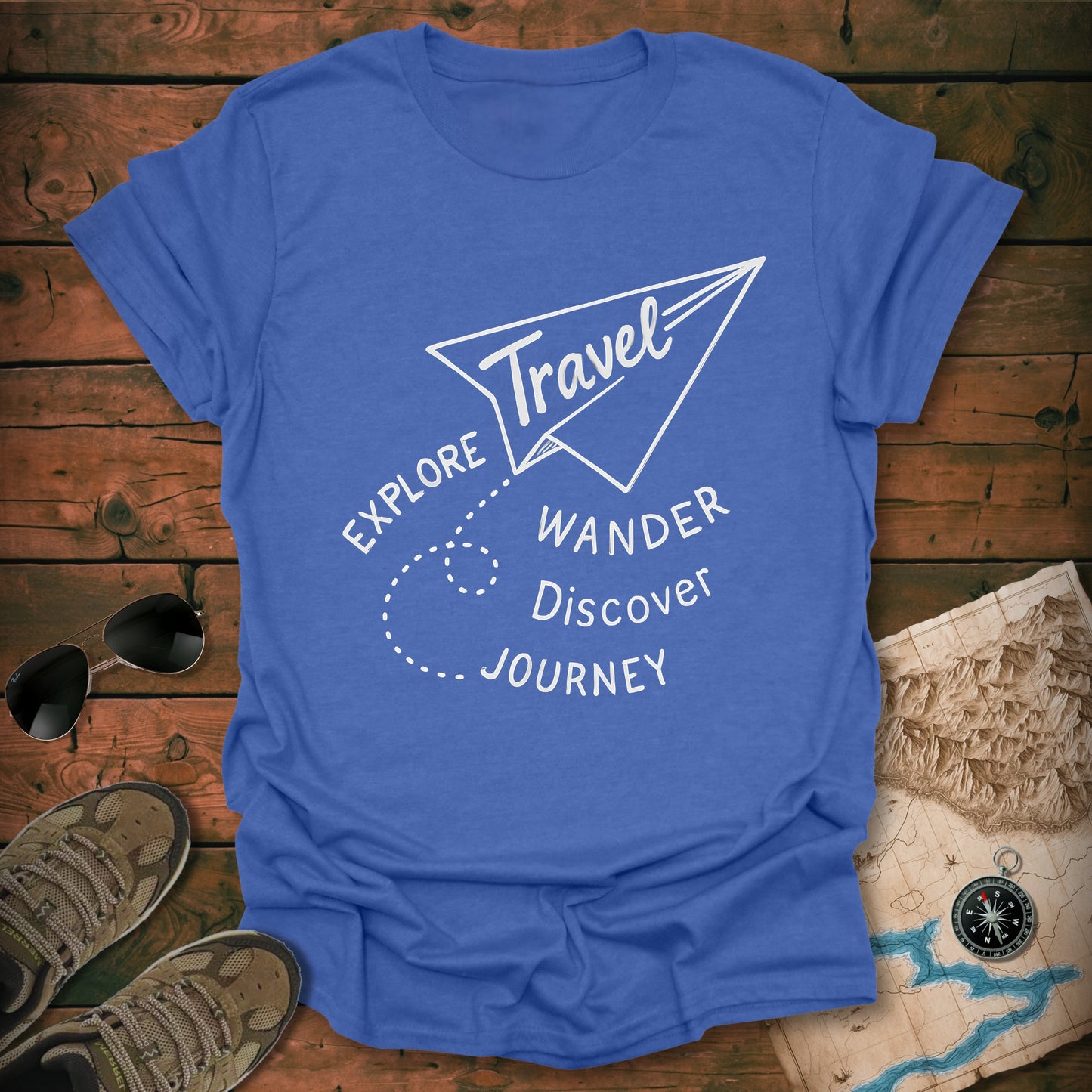 Whimsical Paper Airplane T-Shirt