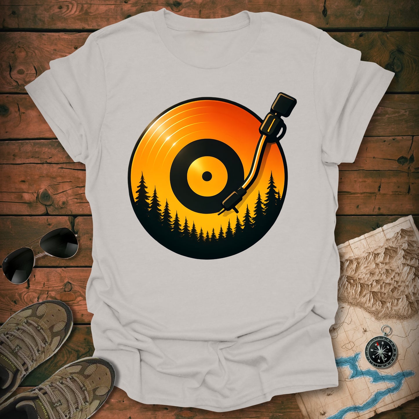 Sunset Vinyl T-Shirt