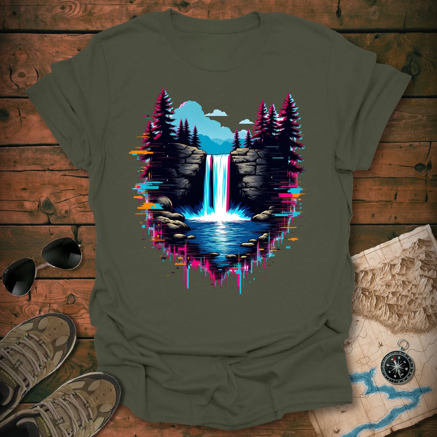Glitch Scenic T-Shirt