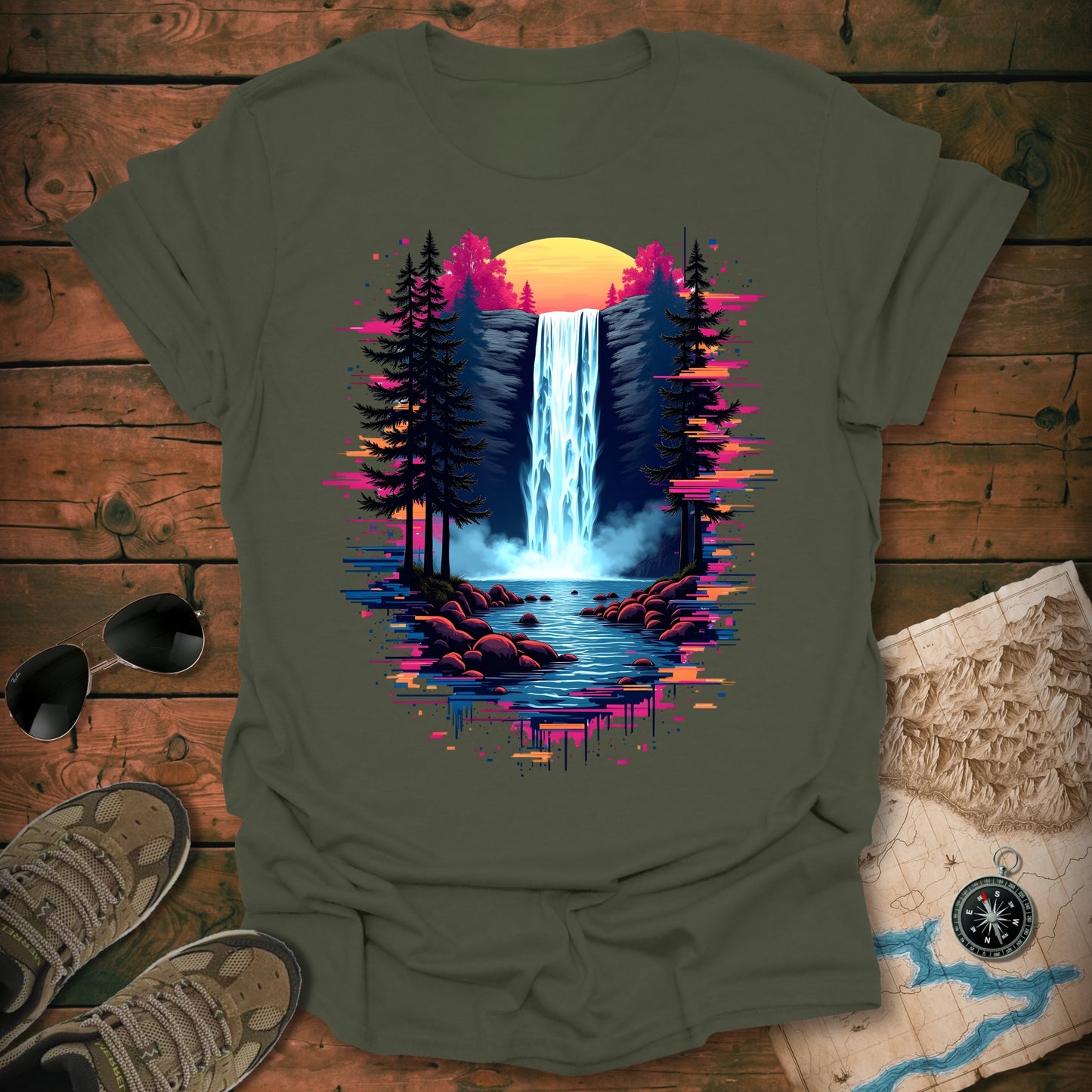 Digital Cascade T-Shirt