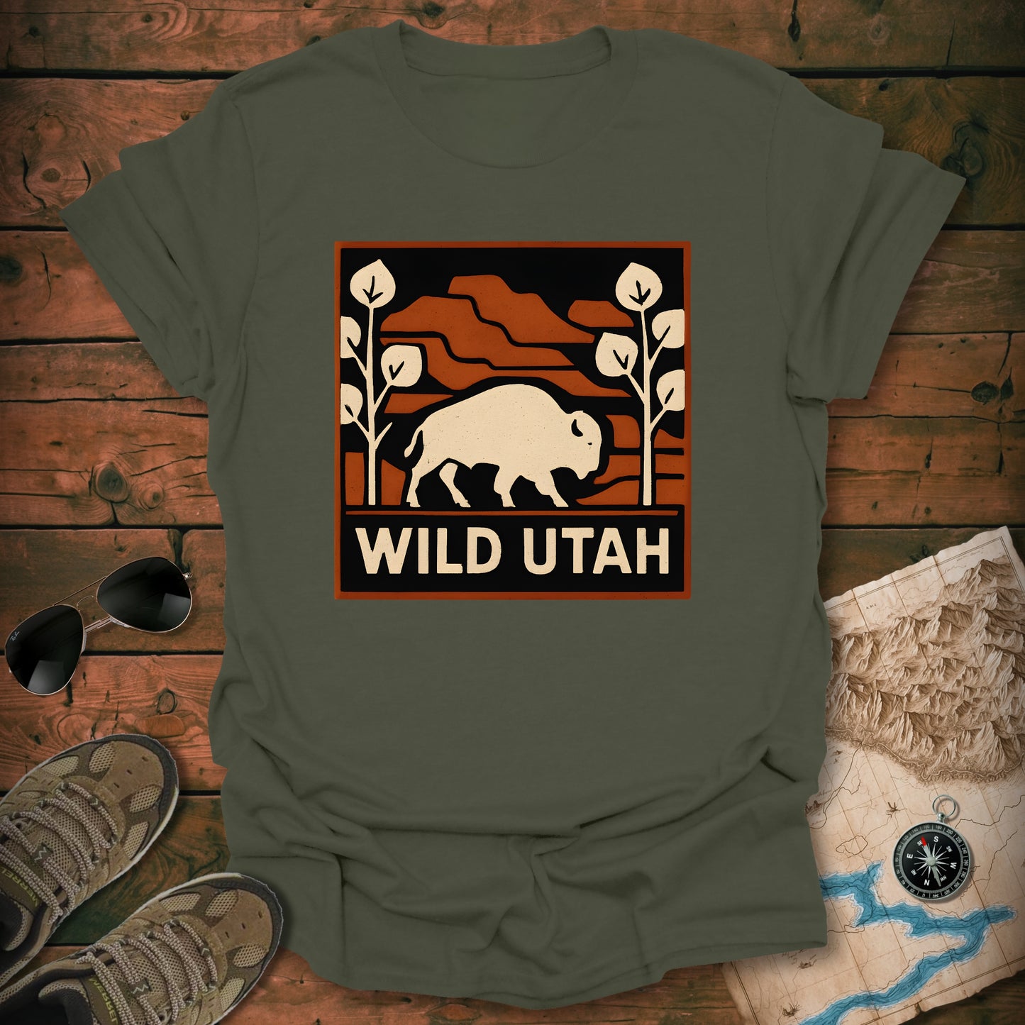 Bison & Canyon T-Shirt