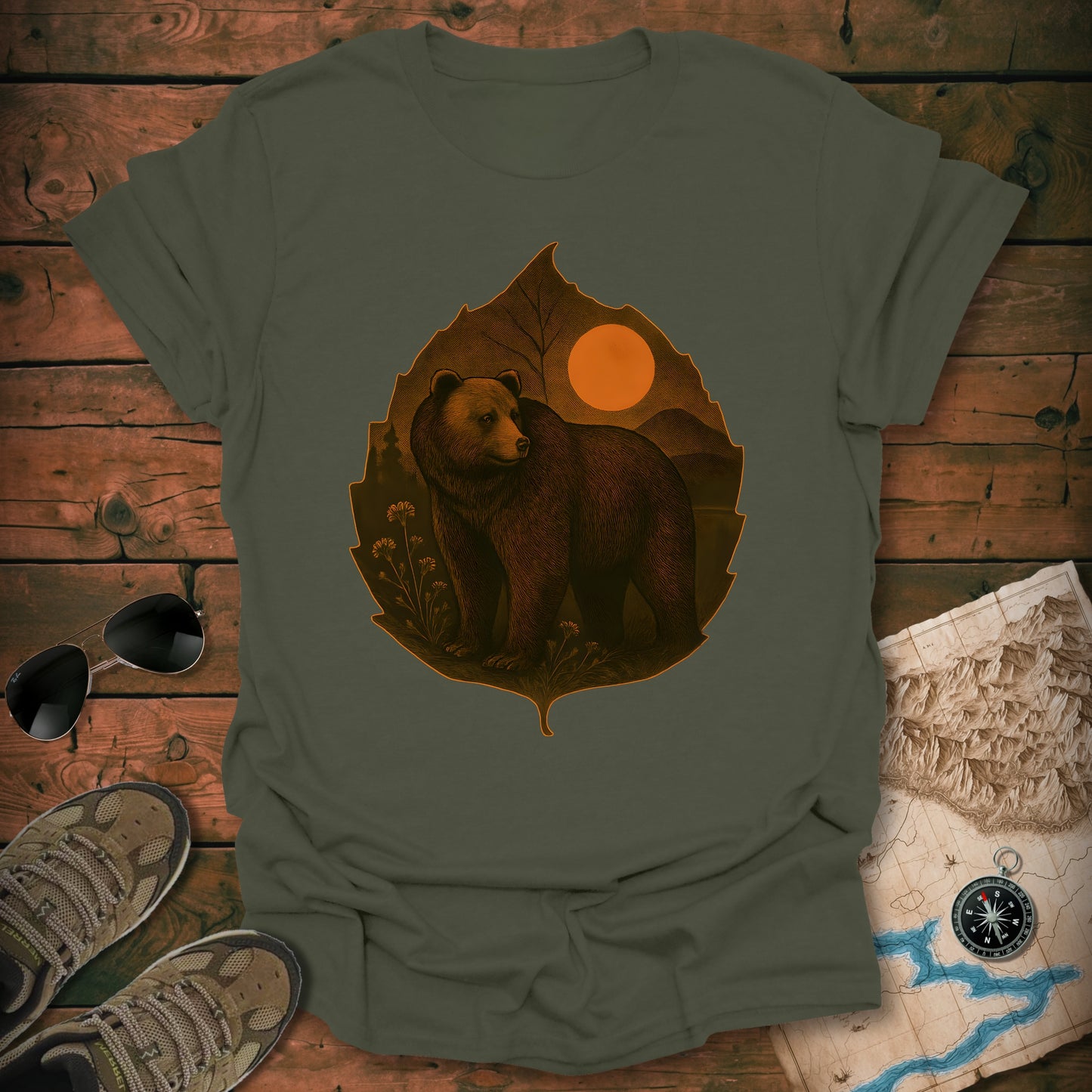Wood Land Bear T-Shirt