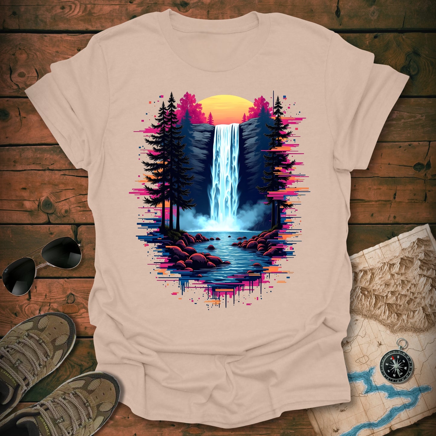 Digital Cascade T-Shirt