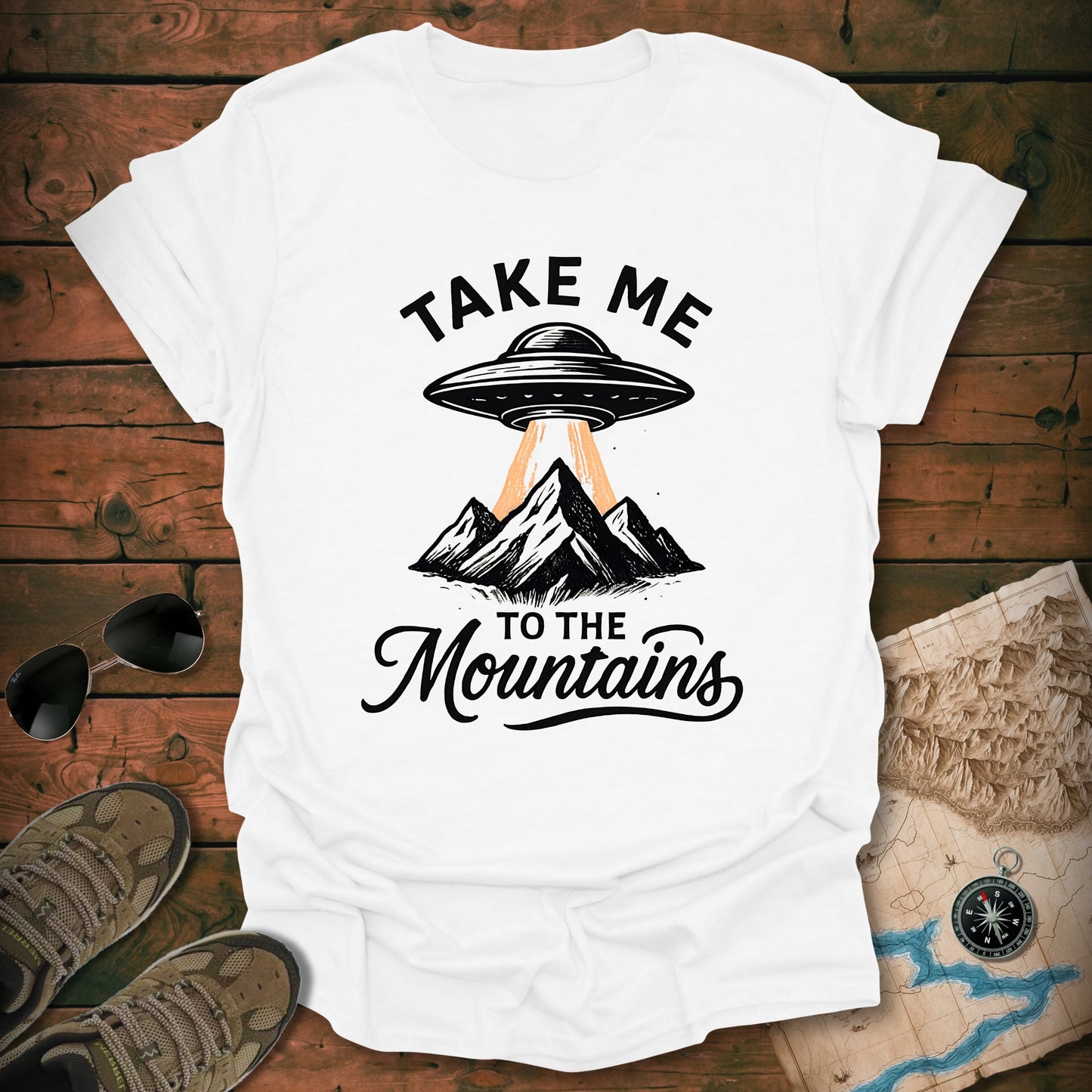 UFO Beam Lights T-Shirt