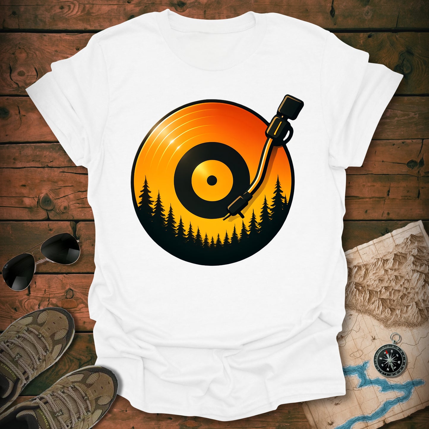 Sunset Vinyl T-Shirt