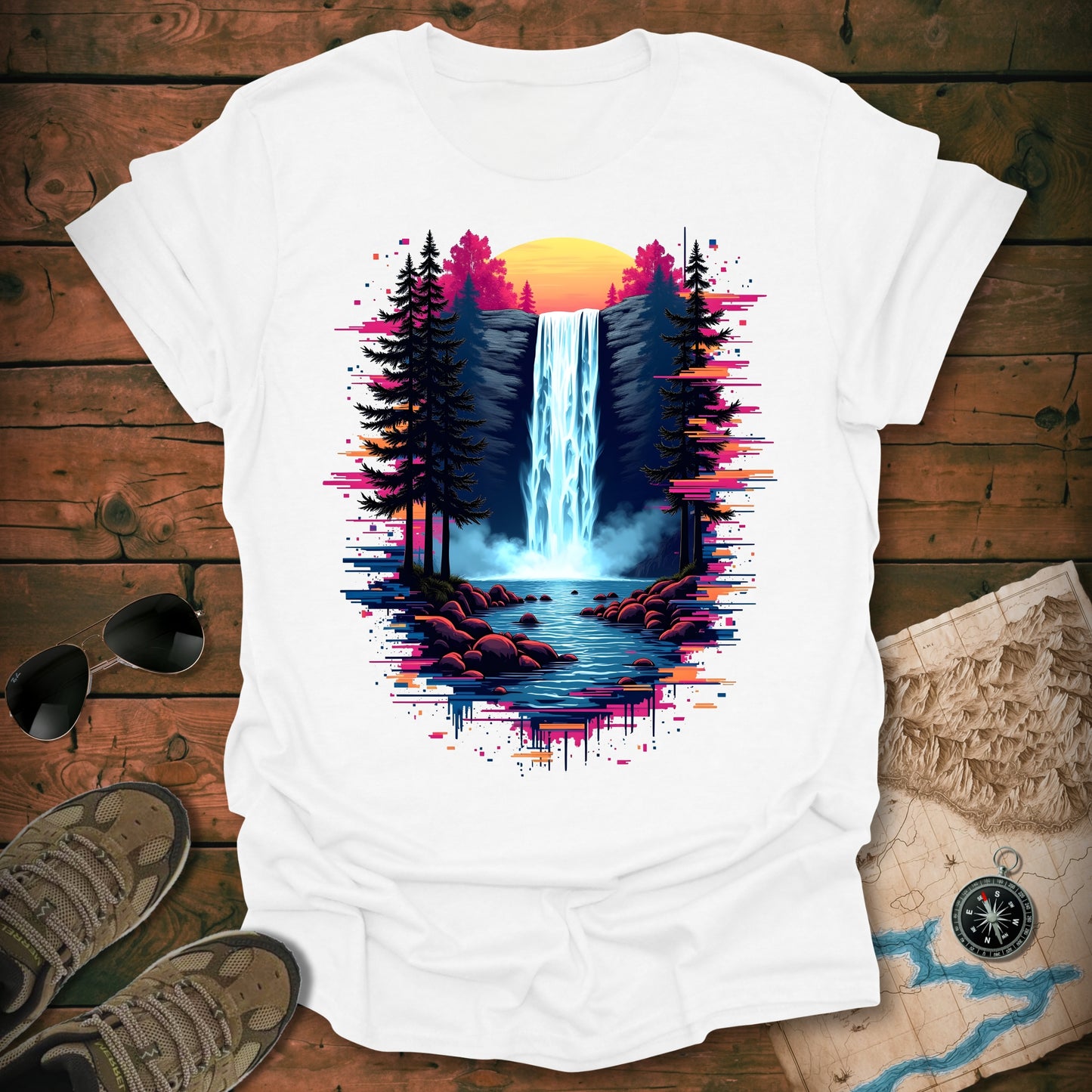 Digital Cascade T-Shirt