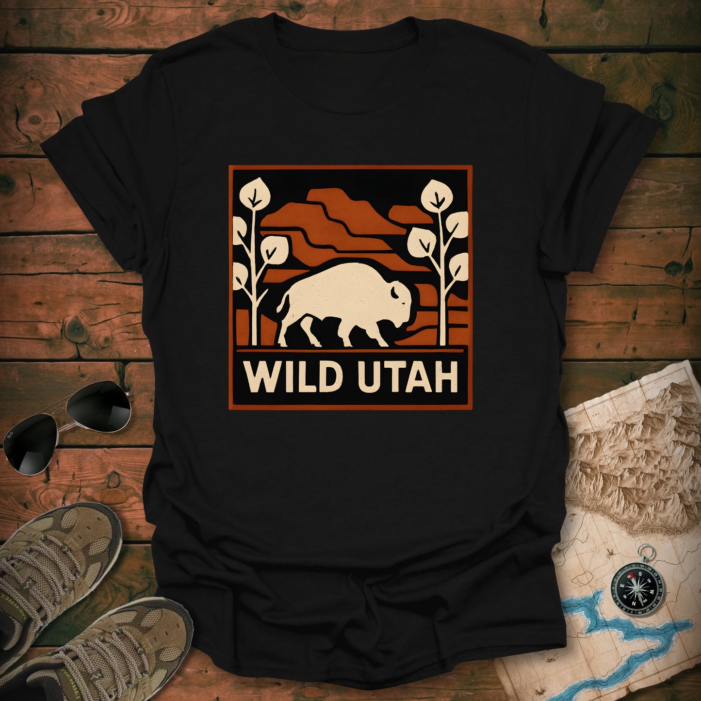 Bison & Canyon T-Shirt