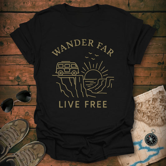 Van Life, Live Free T-Shirt
