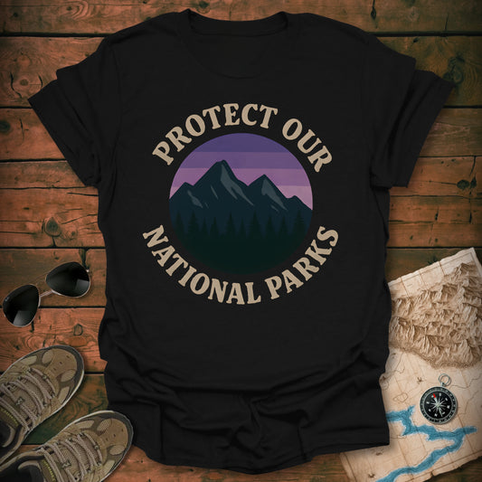 Vintage Mountain Night T-Shirt