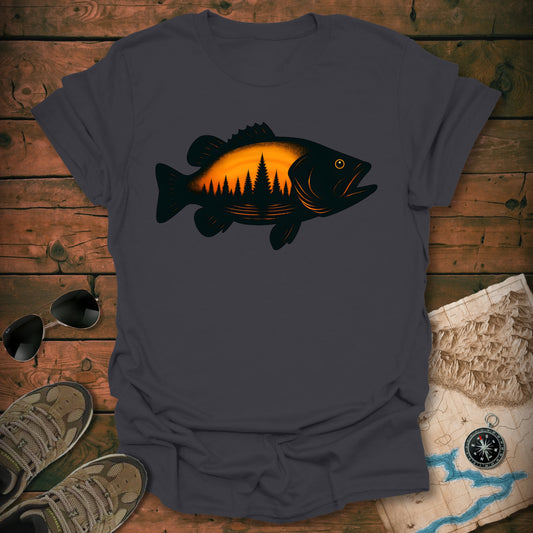 Bass Tree Silhouette T-Shirt