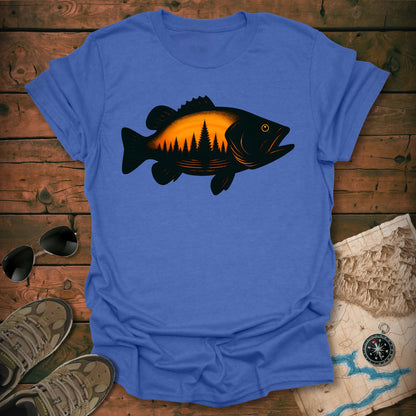 Bass Tree Silhouette T-Shirt