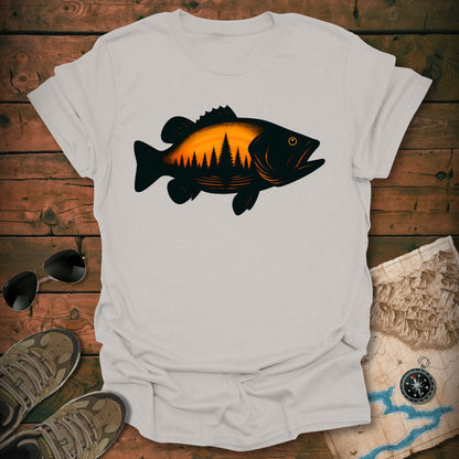 Bass Tree Silhouette T-Shirt