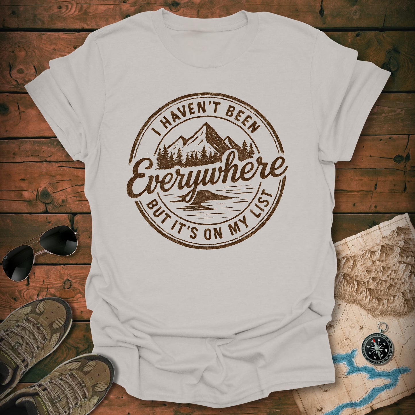 Mountain Passport Stamp T-Shirt