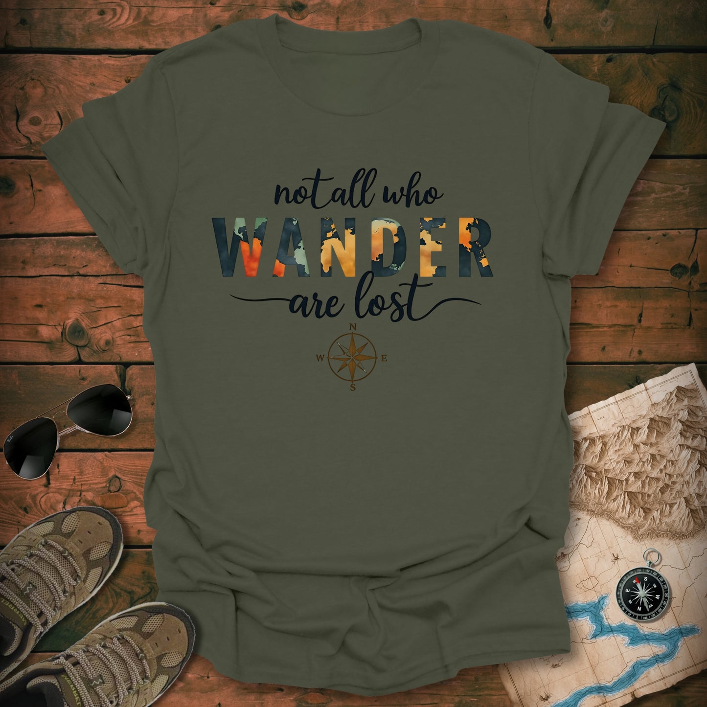 Wanderlust Compass T-Shirt