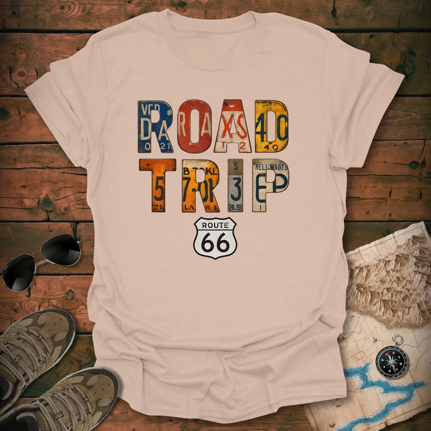 Road Trip Route 66 T-Shirt