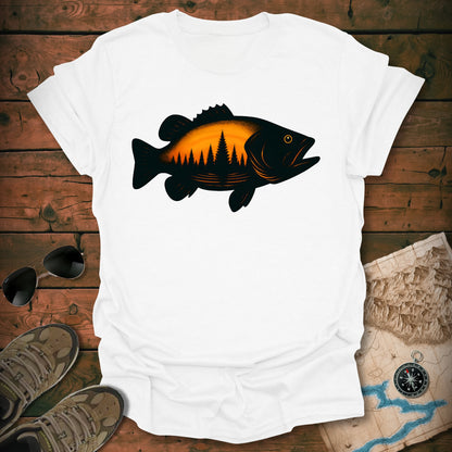 Bass Tree Silhouette T-Shirt